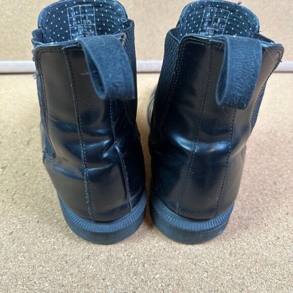 Dr Martens Flora Chelsea Boot in Smooth Black Leather Size Womens 9 - Picture 4 of 8